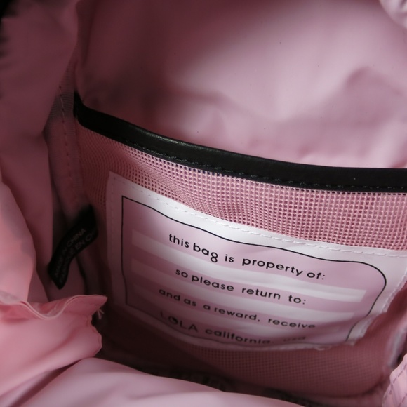 LOLA Stargazing Convertible Mini Black Leather Backpack NWT - Picture 14 of 16